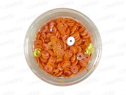Zdobení na nehty, kolečka (dutá) CDčka - oranžová