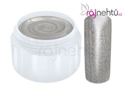 Ráj nehtů Barevný UV gel METALLIC - Silver 5ml