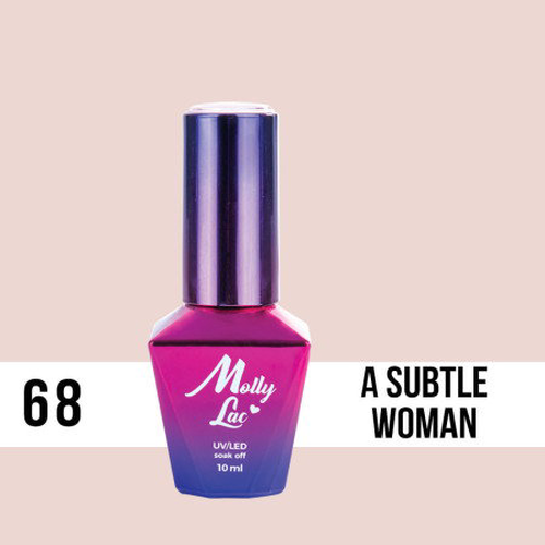 68. MOLLY LAC gél lak - Subtle Woman  5ml