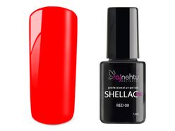 Ráj nehtů UV gel lak Shellac Me 12ml - Red 08