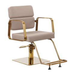 Kadeřnické křeslo Gabbiano Porto-GM béžové