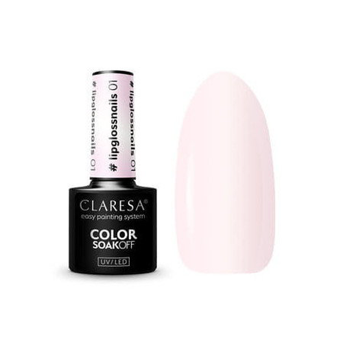 Gel lak CLARESA Lipglossnails 01 5ml