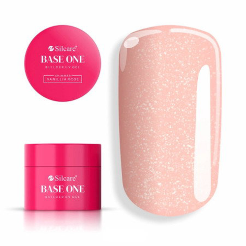 Base one UV gel Shimmer Vanilla Rose 15g