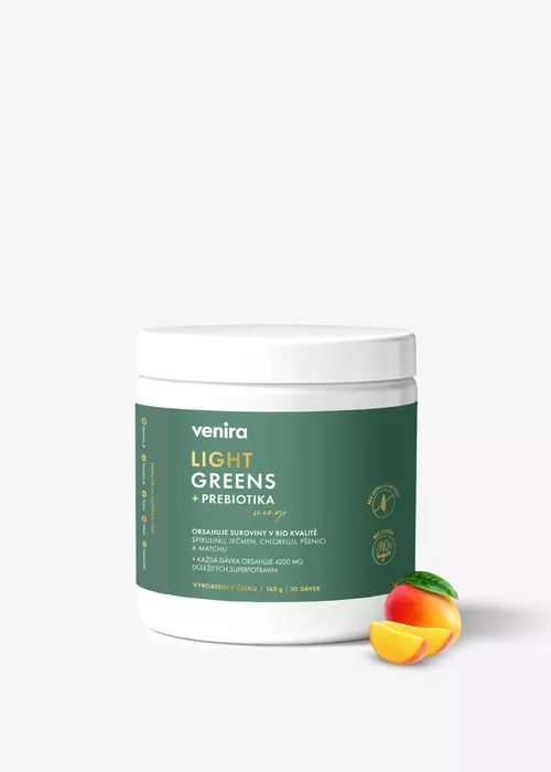 VENIRA light greens + prebiotika, 168 g