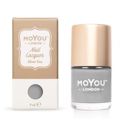 MoYou Razítkovací lak na nehty - Silver Fox 9 ml