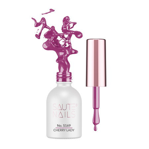 Gelový lak na nehty Saute Nails S169 Cherry Lady 8ml