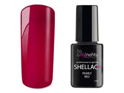 Ráj nehtů UV gel lak Shellac Me 12ml - Pearly Red