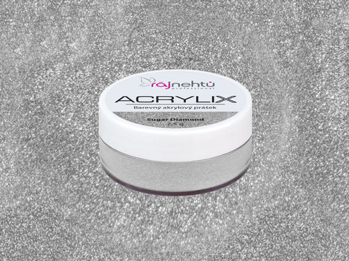 Akrylový prášek ACRYLIX 7,5 g - Sugar Diamond
