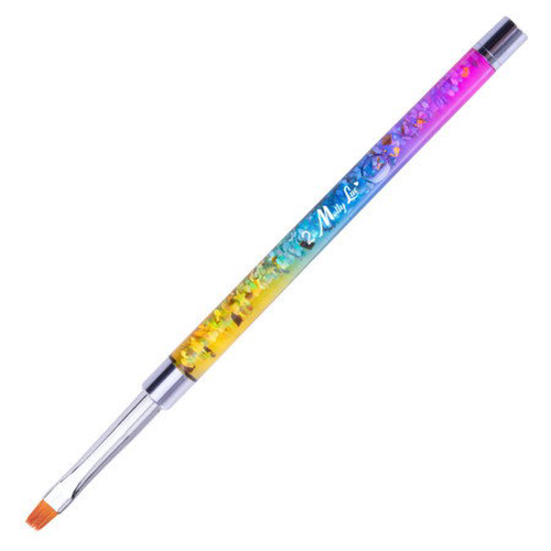 Molly Lac štětec na gel Rainbow č.4 rovný
