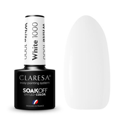 Gel lak CLARESA® White 1000 5ml