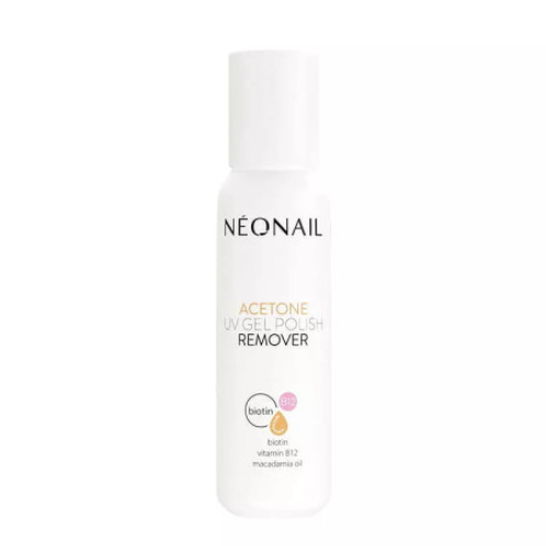 NeoNail Acetonový gelový odlakovač 100 ml s biotinem, B12 a makadamiovým olejem