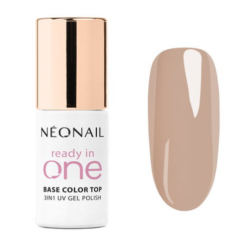 NeoNail READY IN ONE One Sand Taupe 05 - šedý gelový lak 3v1 7,2 ml