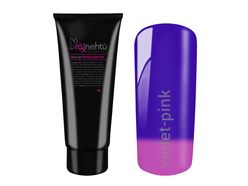 Ráj nehtů Akryl-gel v tubě - Thermo Violet-Pink 30g