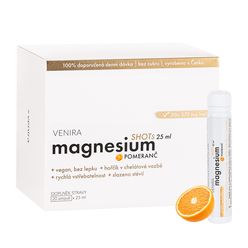 Venira magnesium shots, 20 kusů, příchuť pomeranč