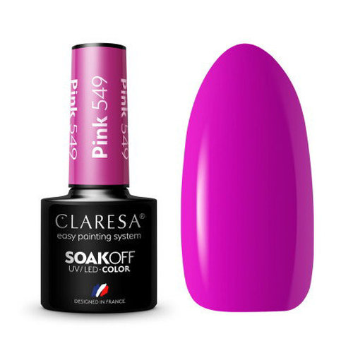 Gel lak CLARESA® Pink 549 5ml