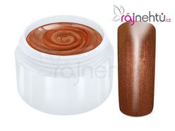 Ráj nehtů Barevný UV gel METALLIC - Copper 5ml