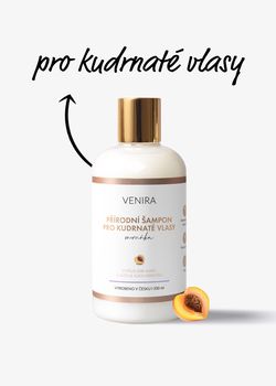 VENIRA šampon pro kudrnaté vlasy, meruňka, 300 ml