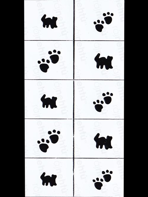 Dekorační šablony na nehty - motiv domácí mazlíček