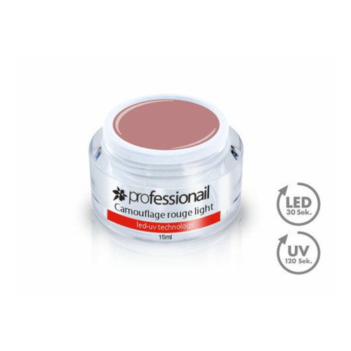 LED-UV GÉL KAMUFLÁŽ ROUGE LIGHT 15ML PROFESSIONAIL