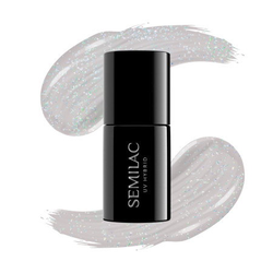 Semilac - gel lak 338 Cozy Gray Shimmer 7 ml