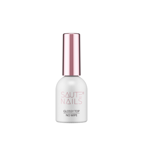 Saute Nails Glossy Top Coat No Wipe 8ml