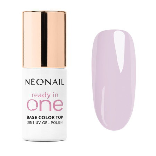 NeoNail READY IN ONE One Pastel Lilac 09 - pastelově lila gelový lak 3v1 7,2 ml