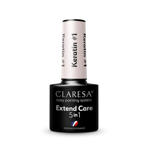 Gel lak CLARESA Extend Care 5v1 KERATIN 1 5ML