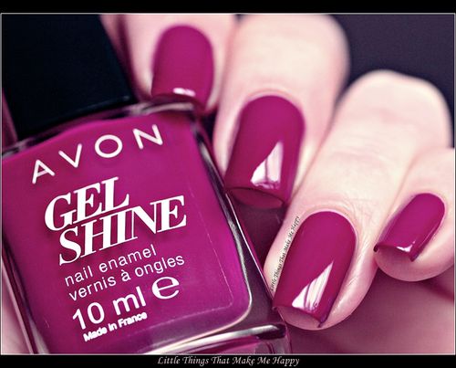 Avon Lak na nehty Gel Shine - Very Berry