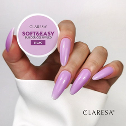 CLARESA STAVEBNÍ GEL NA NEHTY SOFT&EASY LILA 12G