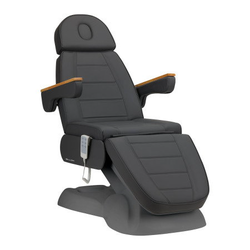 Elektrické kosmetické křeslo SILLON Lux 273b 3 pohony šedé s šedou základnou