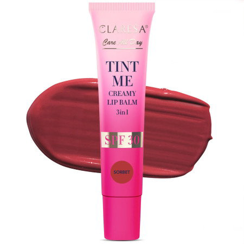 Claresa Tint Me Sorbet 3v1 SPF30 12 ml – tónovací balzam na pery