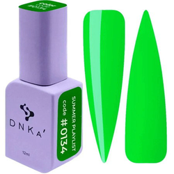 DNKa' Color 0134 12 ml - neonově zelený gelový lak Summer Playlist