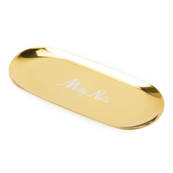 Kovový zásobník na nářadí Molly Nails ve zlaté barvě