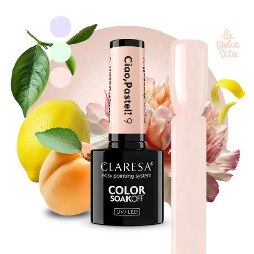 Gel lak CLARESA Ciao Pastel 9 5ml