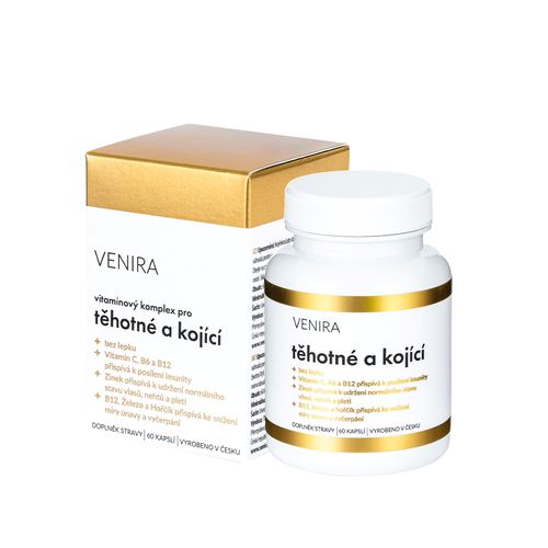 Venira vitamínový komplex pro těhotné a kojící ženy, 60 kapslí