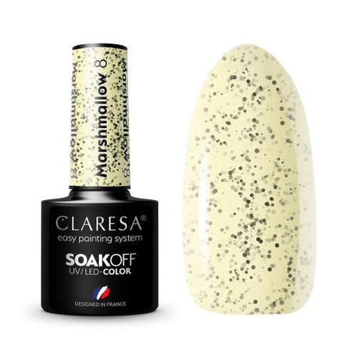 Gel lak CLARESA Marshmallow 8 5ml