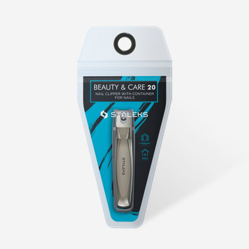 Staleks Beauty&Care KBC-20 - nůžky na nehty se zásobníkem a pilníkem