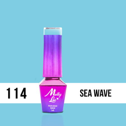 114. MOLLY LAC gél lak - Sea Wave  5ML
