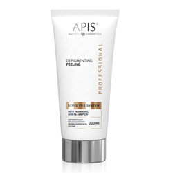 APIS DEPIQ PRO SYSTEM Depigmentační peeling s kyselinou tranexamovou Kyselina tranexamová 1 % a ficin, 200 ml