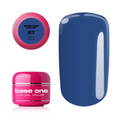 Uv farebný gél Base one -  27 Sky Blue 5g