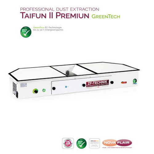 Vestavěný vysavač prachu Taifun II Premium GreenTech 530 m3/h