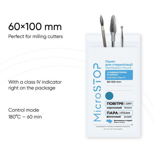 Sterilizační sáčky Microstop Prozori 60x100mmin 100ks