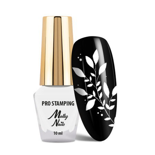 Molly razítkovací lak bílý 01 PRO 10ml