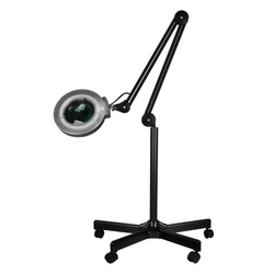 S5 led lupa lampa + černý stativ