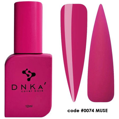 DNKa' Rubber Cover Base 0074 Muse 12 ml - neonově růžová gumová báze