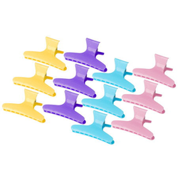 Kadeřnické svorky Crabs e-47 12 ks 8,2 cm různé barvy