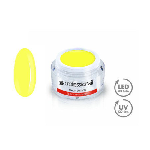 FAREBNÝ LED-UV GÉL 5ML PROFESSIONAIL™ NEON LEMON