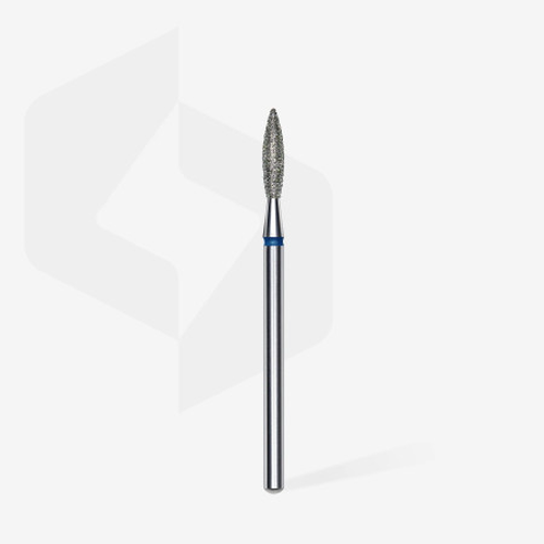 Diamantový brusný nástavec Staleks - modrý "flame" - FA10B023/10