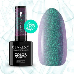Gel lak CLARESA Alchemy Ilusion Green 5ml