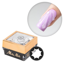 Molly Nails 3D Relief Top Gel Sculpture 5 g - transparentní 3D top gel (HEMA/Di-HEMA Free)